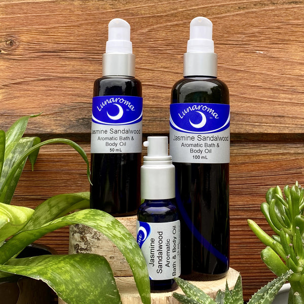 Jasmine Sandalwood Aromatic Body Oil – Lunaroma Aromatic Apothecary