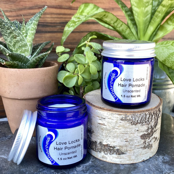 LoveLocks Hair Pomade Unscented – Lunaroma Aromatic Apothecary