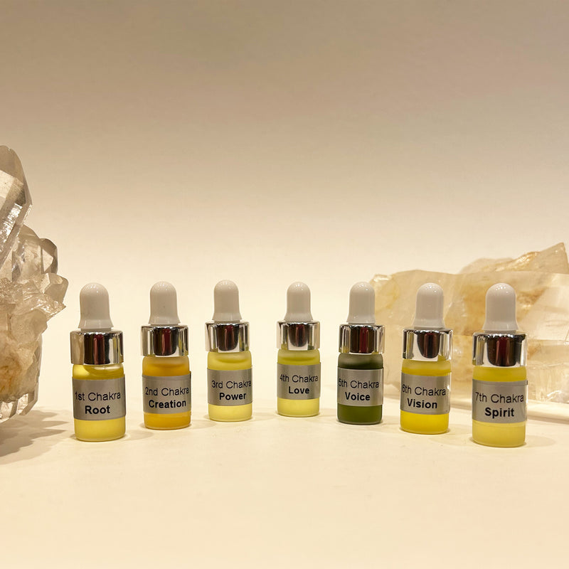 Chakra Anointing Oil Set