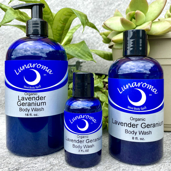 Lavender Geranium Organic Body Wash