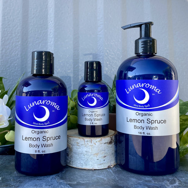 Lemon Spruce Organic Body Wash