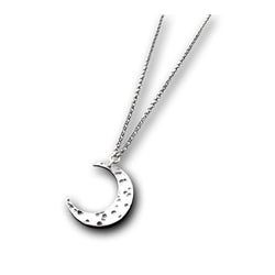 Jen Kahn for Lunaroma Moon Necklace Polished Sterling